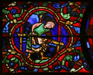 Schuhmacher, Szene aus dem Leben des Hl. Martin, Kathedrale von Chartres